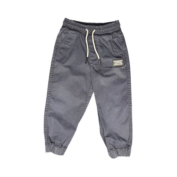Burberry Other - Burberry Kids' NWOT Luxury Logo Joggers Navy Blue Size 3Y Toddler - Rare
